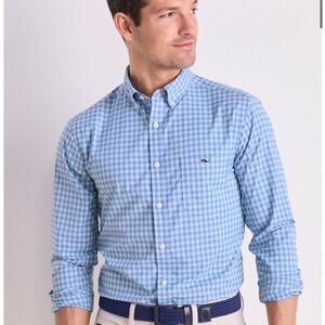 Vineyard Vines classic fit gingham shirt